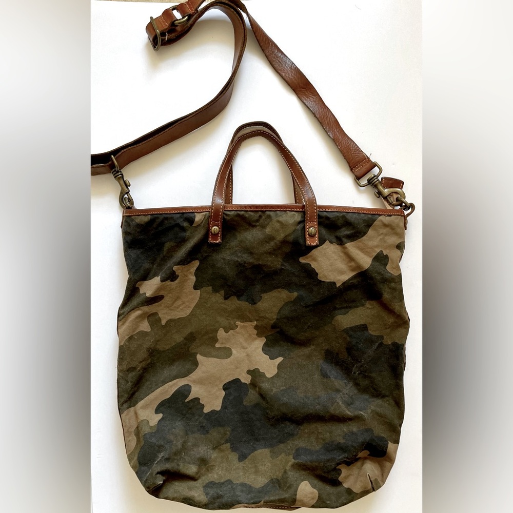 Campomaggi Camouflage Studded Tote.
